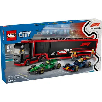 LEGO City 60445 Kamion F1 s vozy F1 RB20 a AMR24 Stavebnice LEGO LEGO City 60445 Kamion F1 s vozy F1 RB20 a AMR24