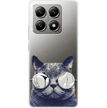 Pouzdro na mobilní telefon Odolné silikonové pouzdro iSaprio - Crazy Cat 01 - Xiaomi 14T Pro