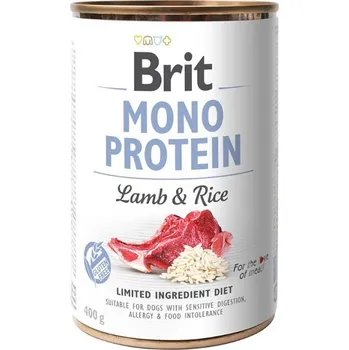 Krmivo pro psa Brit Mono Protein Lamb & Rice 400g (jehněčí maso s rýží)