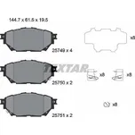 Sada brzdových destiček, kotoučová brzda TEXTAR 2574901