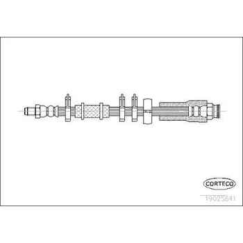 Brzdová hadice Brzdová hadice CORTECO 19025841