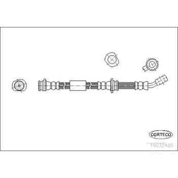 Brzdová hadice Brzdová hadice CORTECO 19032485