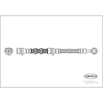 Brzdová hadice Brzdová hadice CORTECO 19032319