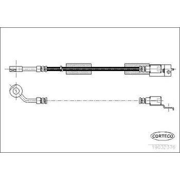 Brzdová hadice Brzdová hadice CORTECO 19032376