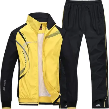 Pánská souprava přechodná bunda a kalhoty Barva: Žlutá, Velikost: 5XL