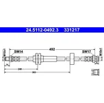 Brzdová hadice ATE 24.5112-0492.3