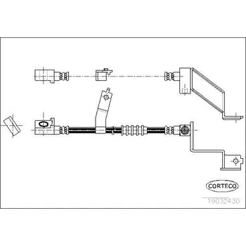 Brzdová hadice Brzdová hadice CORTECO 19032430