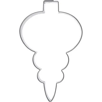 Vánoční dekorace Vykrajovačka nerez baňka lucerna