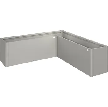 Zahradní nábytek Truhlík Biohort BELVEDERE MIDI L200, šedý křemen metalíza