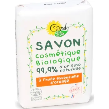 Mýdlo Mýdlo Cigale BIO s pomerančovým esenciálním olejem 100 g (CIG112)
