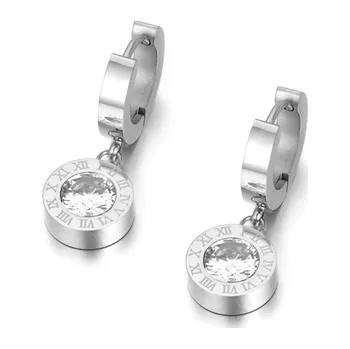 Náušnice B-TOP Náušnice z nerezové oceli s římskými číslicemi