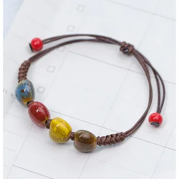 Náramek B-TOP Náramek s keramickými korálky Typ: Typ 2