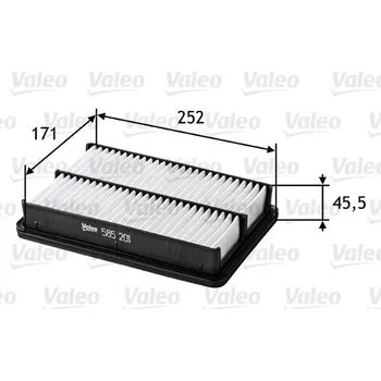 Vzduchový filtr Vzduchový filtr VALEO 585201