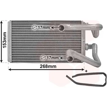 Výměník tepla Výměník tepla, vnitřní vytápění VAN WEZEL 32006259