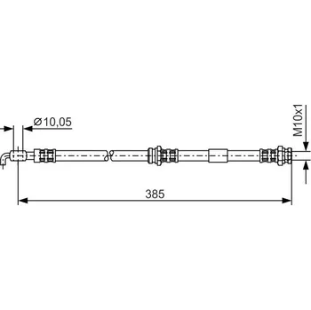 Brzdová hadice Brzdová hadice BOSCH 1 987 476 110
