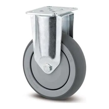 Pojezdové kolečko Agila TENTE Přístrojové kolečko 100mm, pevné, plotýnka, 2478PJP100P50
