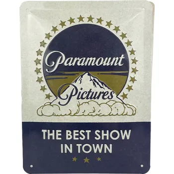 Plechová cedule Nostalgic Art Plechová cedule Paramount Pictures - The Best Show In Town 20 x 15 cm