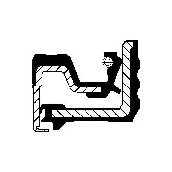 Těsnicí kroužek hřídele, náboj kola CORTECO 12019553B