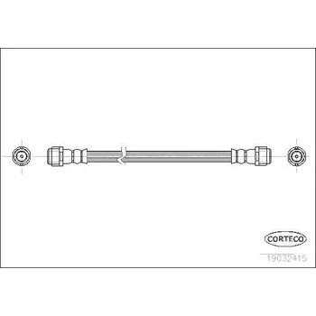 Brzdová hadice Brzdová hadice CORTECO 19032415