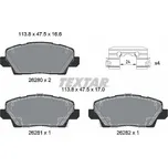 Sada brzdových destiček, kotoučová brzda TEXTAR 2628001