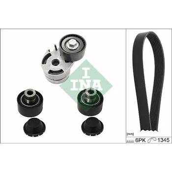 Sada žebrovaných klínových řemenů Schaeffler INA 529 0186 10