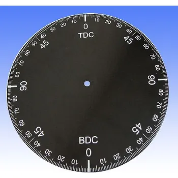 JMP Úhloměr pro nastavení - seřízení zapalování motocyklů, hliníkový