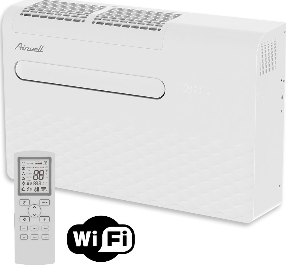 Airwell XDAW - chytrá parapetní klimatizace, 2v1