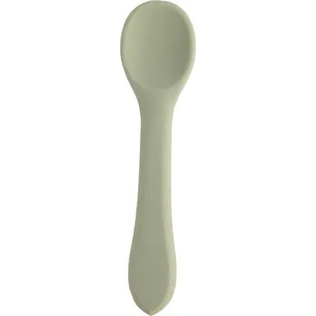 Příbor Lžička silikon/nylon dětská 1 ks zelená