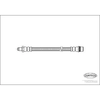 Brzdová hadice Brzdová hadice CORTECO 19020688