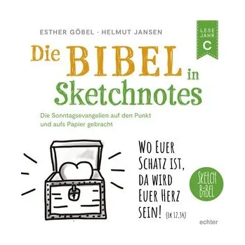 Die Bibel in Sketchnotes - Göbel, Esther [DE] (2024, Brožovaná, Echter Verlag GmbH)