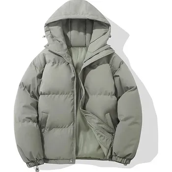 Pánský zimní kabát Pánská zimní bunda ND810 Barva: Zelená, Velikost: L