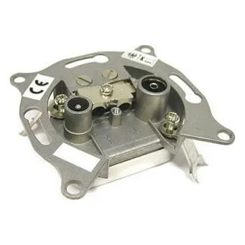 Elektrická zásuvka Transmedia Zásuvka televizní FD2-4SL průběžná