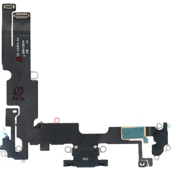 Nabíjecí flex USB pro IPHONE 14 Plus černý (tažený)
