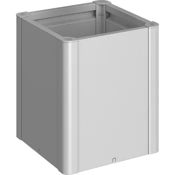 Zahradní nábytek Truhlík Biohort BELVEDERE MIDI 50, stříbrná metalíza