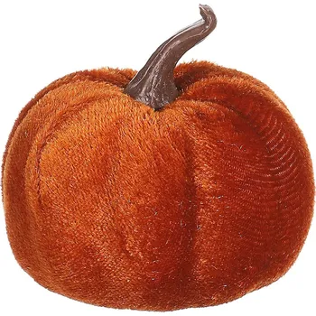 umělá květina Autronic Dýně plastová s látkou, barva hnědá, cena za síťku (6 ks)