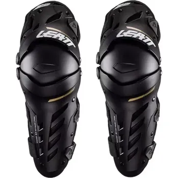 Chránič kolene Dětské kloubové chrániče kolen Leatt Knee Guard Dual AXIS Junior barva černá/zlatá velikost pro děti 6 až 10 let (PIVOTING HARD SHELL IMPACT FOAM PROTECTOR)