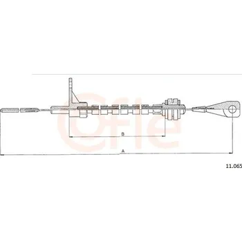 Plynové lanko Lanko plynu COFLE 11.065