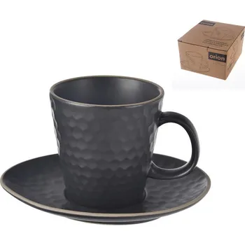 Hrnek kamenina+podšálek cappuccino TEA TIME 0,25 l