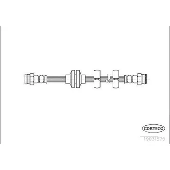 Brzdová hadice Brzdová hadice CORTECO 19031575