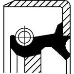 Těsnicí kroužek hřídele, diferenciál CORTECO 07016736B