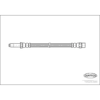 Brzdová hadice Brzdová hadice CORTECO 19026386