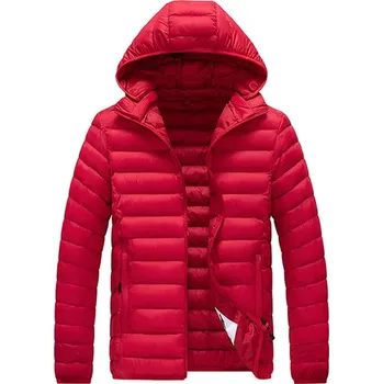 Pánský kabát Pánská zimní bunda ND786 Barva: Červená, Velikost: 2XL