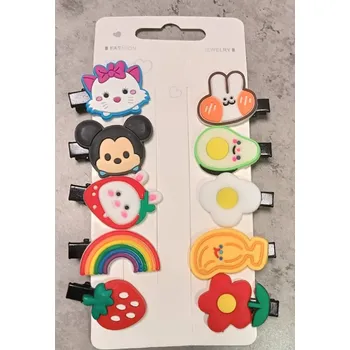 Čelenka B-TOP Sada 10 ks dětských sponek do vlasů Typ: Typ 3