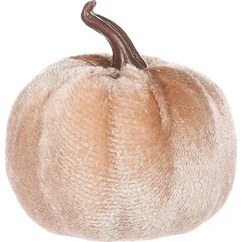 umělá květina Autronic Dýně plastová s látkou, barva cappuccino, cena za síťku (6 ks)