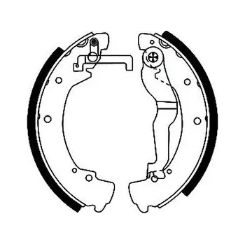 Brzdová čelist Sada brzdových čelistí TEXTAR 91044600