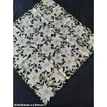 ubrus UBRUS vyšívaný 85 x 85 LILIE