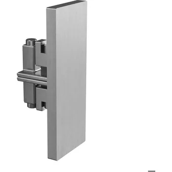 Zábradlí Koncové víčko, Easy Glass View Koncové víčko, Easy Glass View, horní, střed, hliník, surový