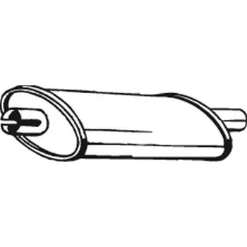 Tlumič výfuku Střední tlumič výfuku BOSAL 200-957