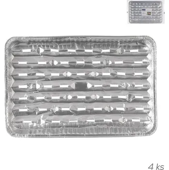 Tác hliník grilovací 34,5x23 cm 4 ks