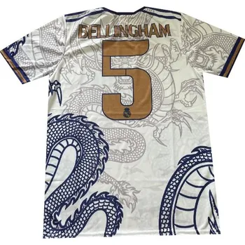 Fotbalový dres Real BELLINGHAM 5 drak Velikost: 128 cm (4-6 let)